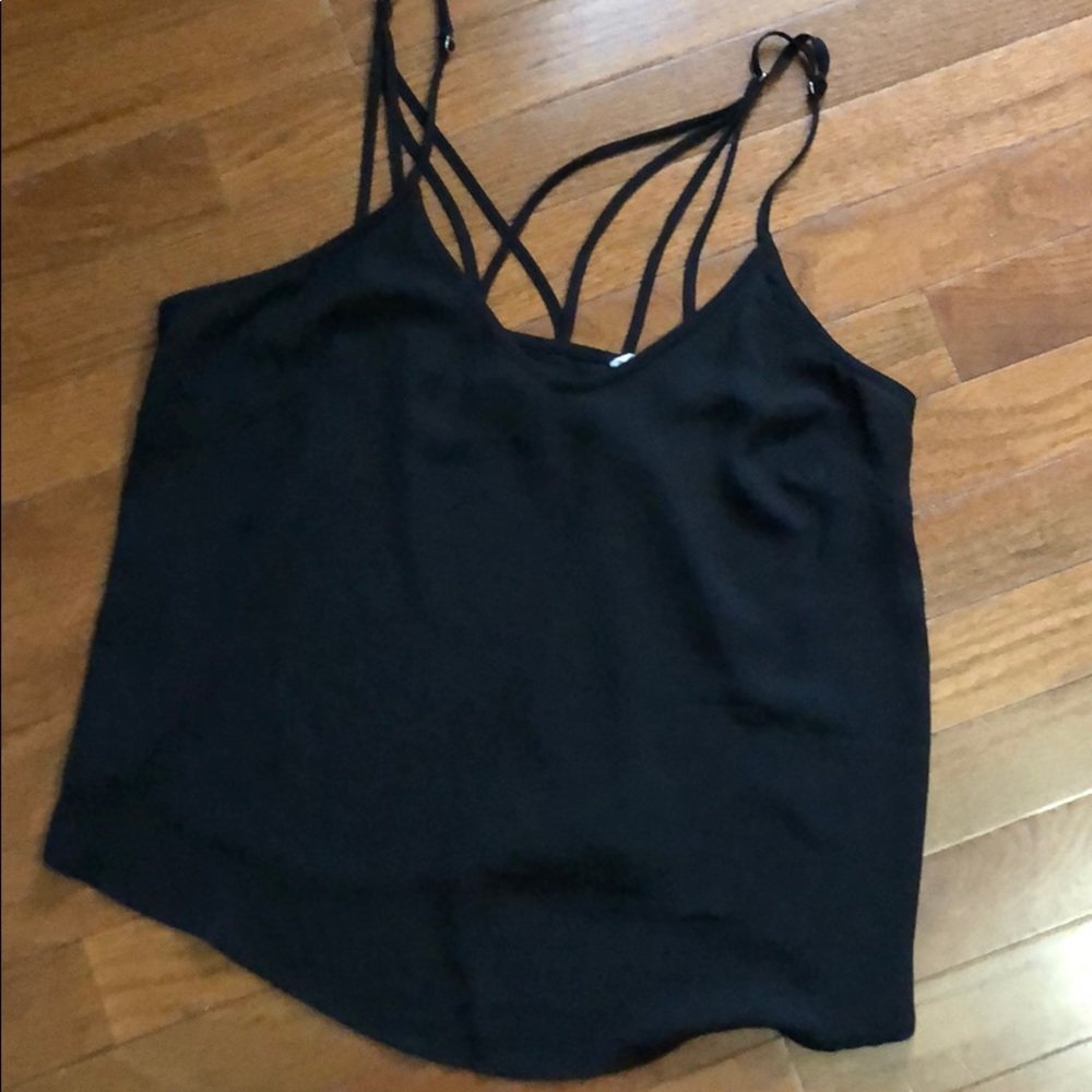 Black tank top